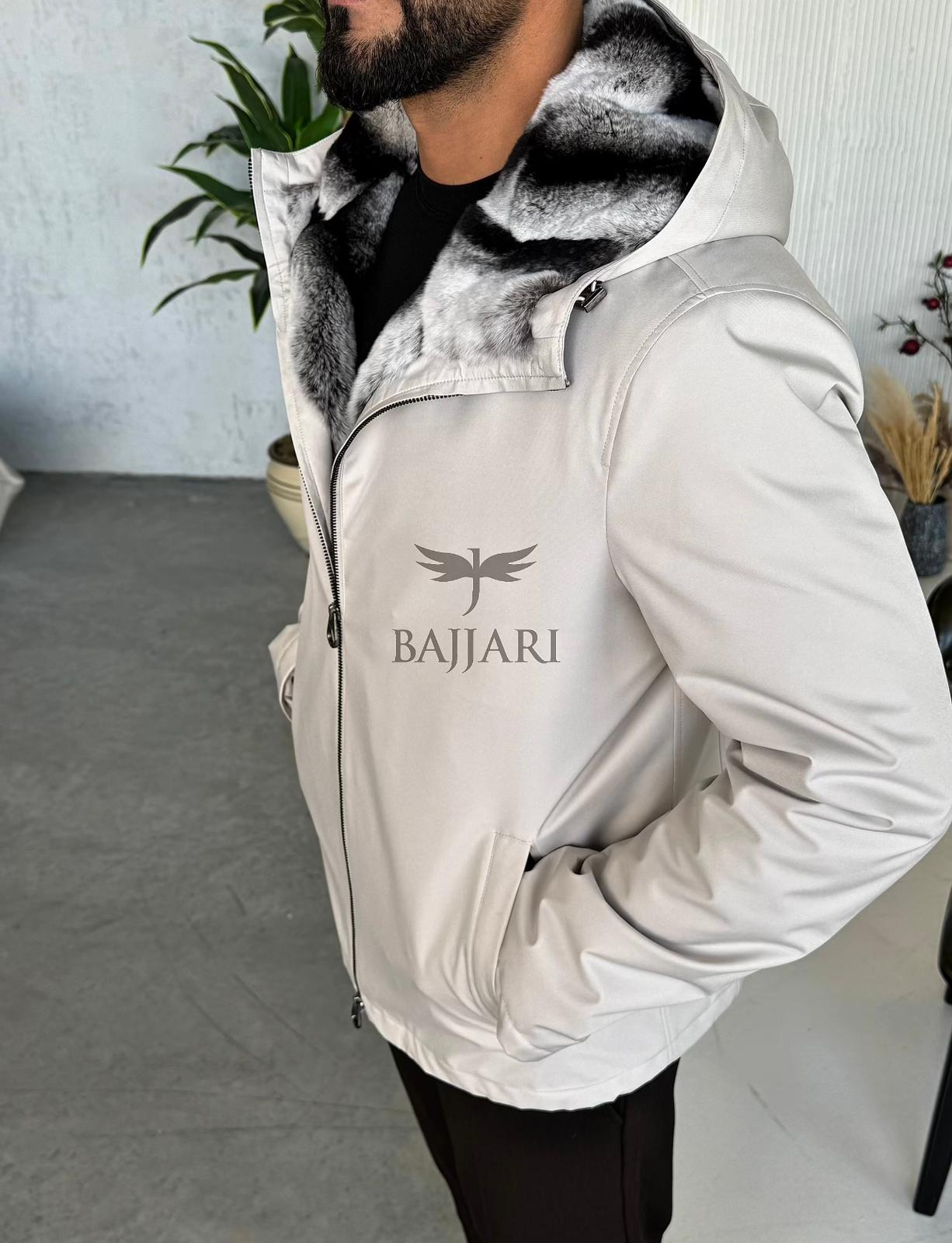 Men’s Jacket with Fur-Lined Interior, Fur-Lined Hood, and Waterproof Fabric M-284