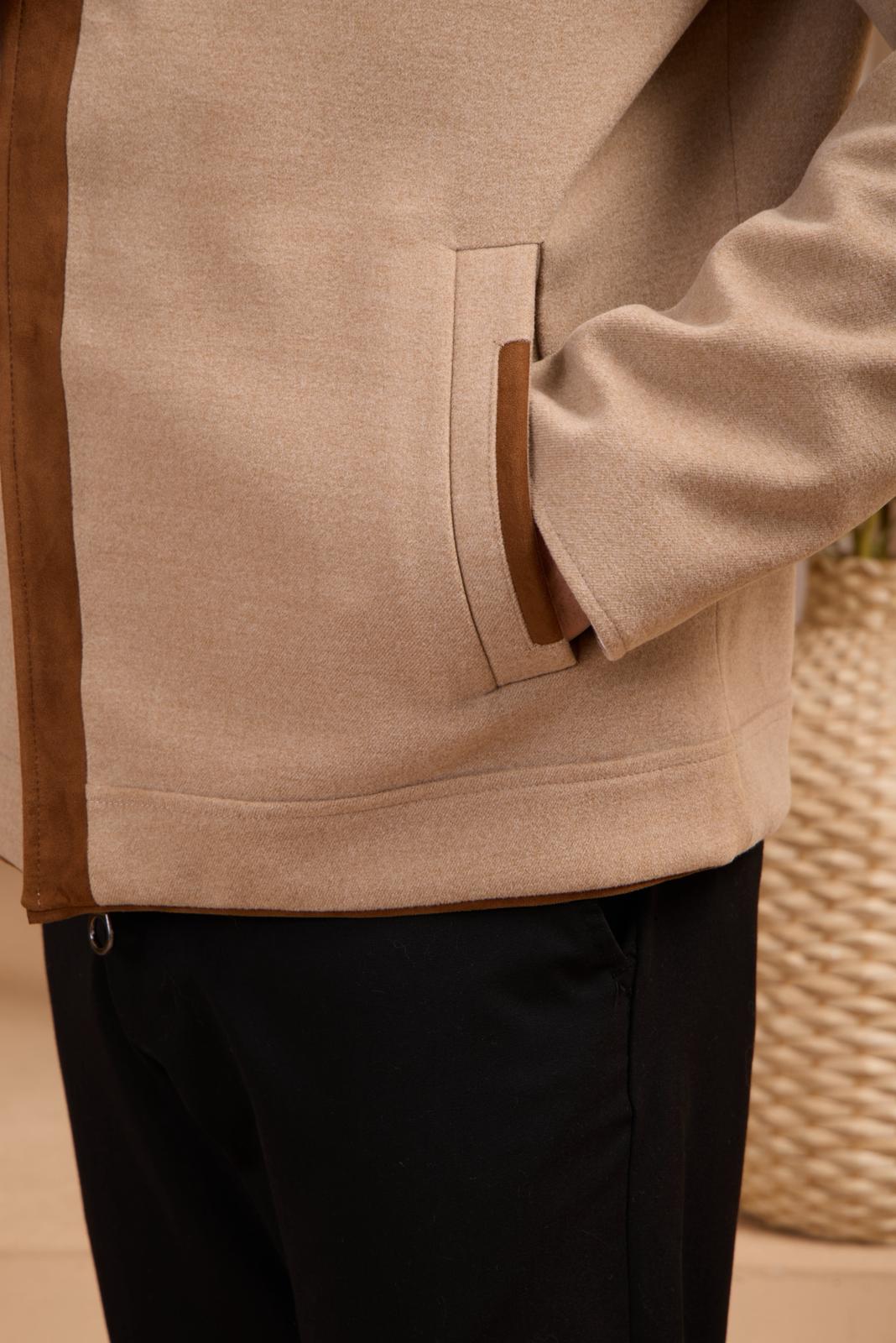 Double-Sided Men's Cashmere Waterproof Jacket