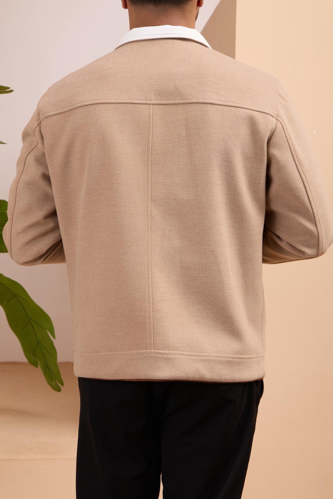 Double-Sided Men's Cashmere Waterproof Jacket