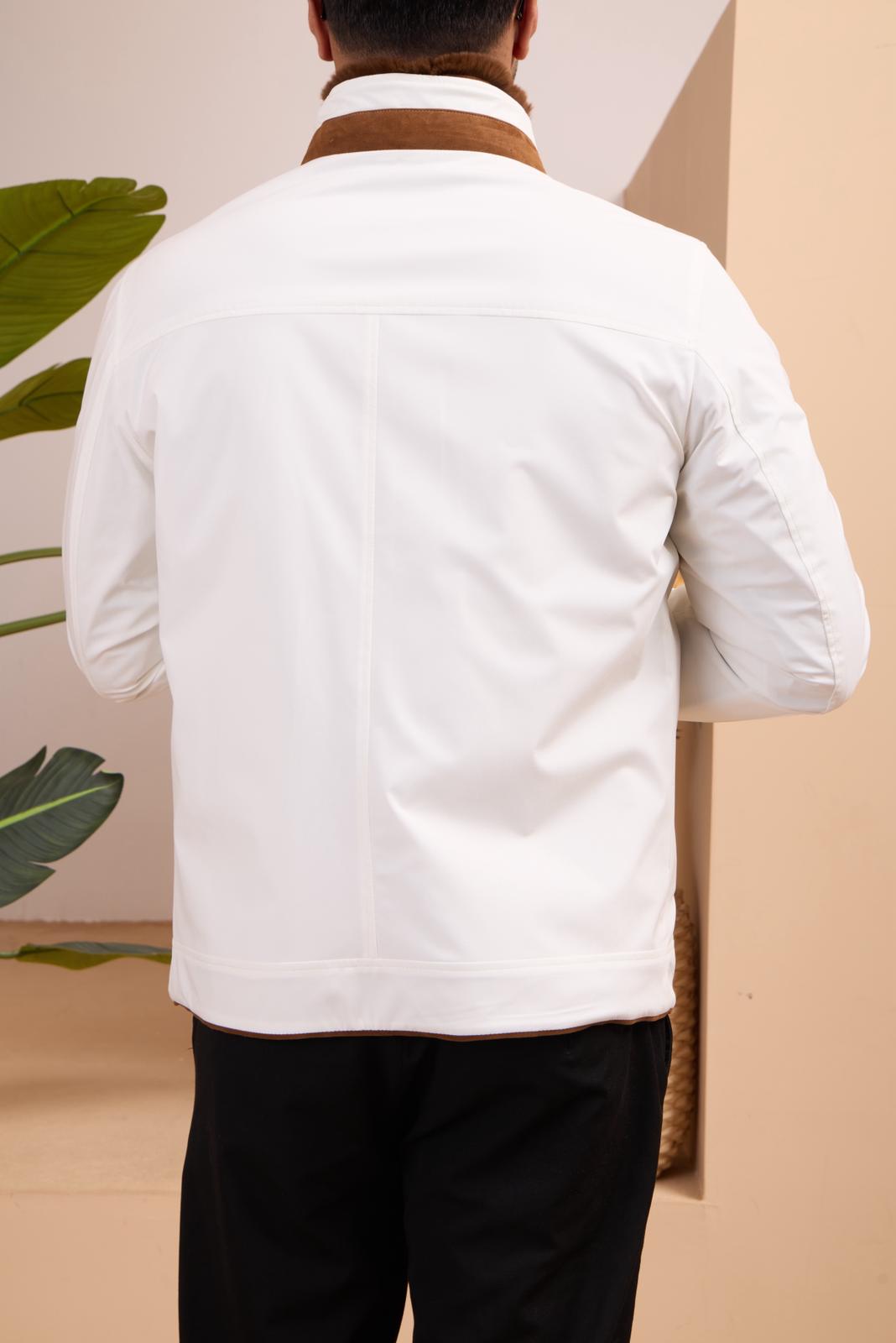 Double-Sided Men's Cashmere Waterproof Jacket