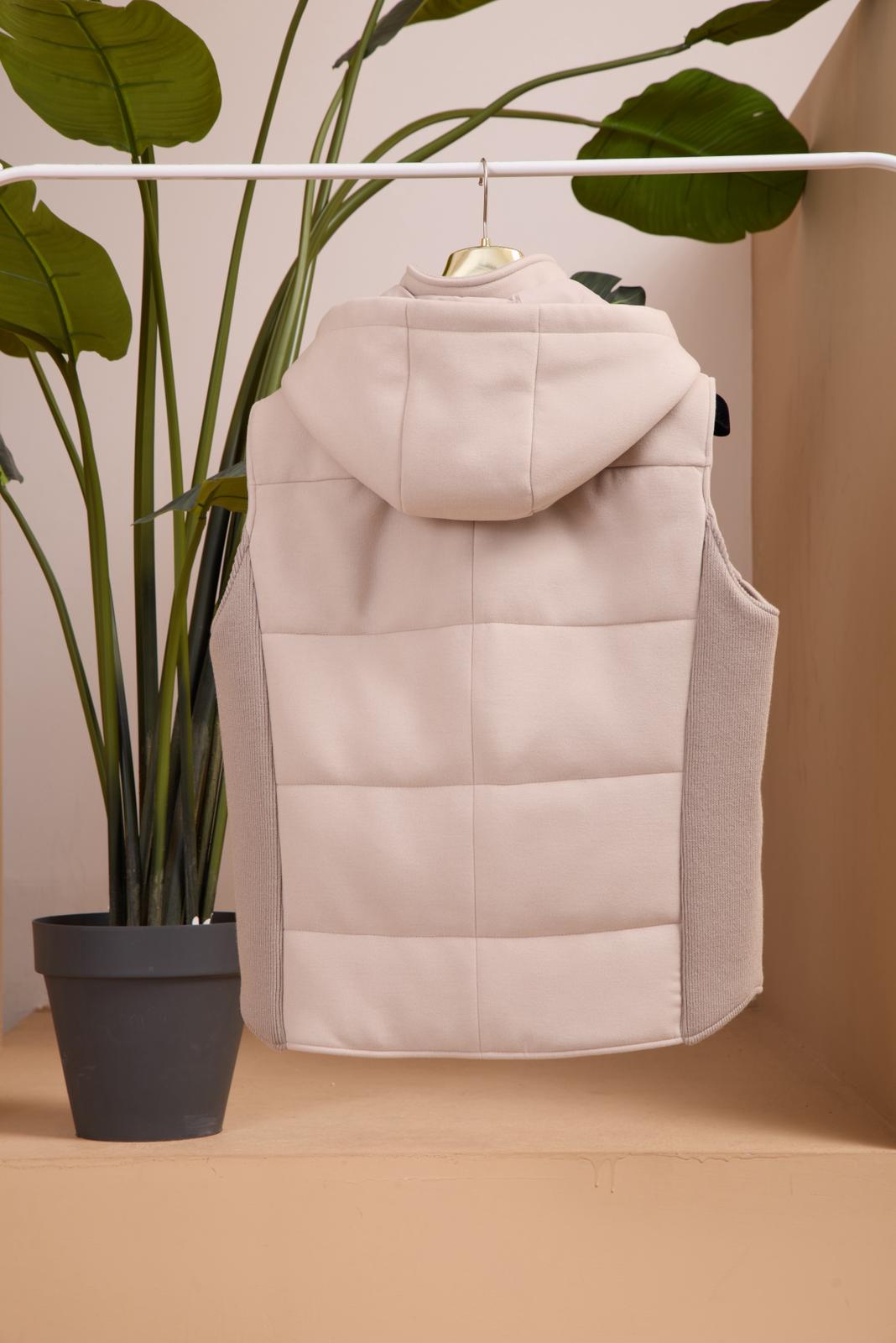 Men's Hooded Cashmere Vest