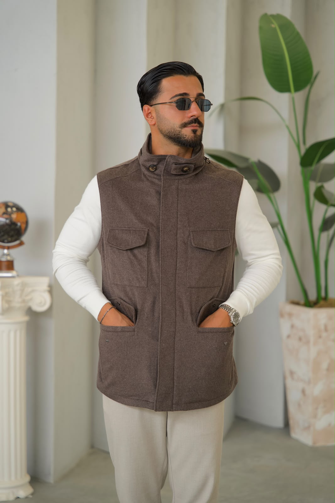 Cashmere Men's Vest