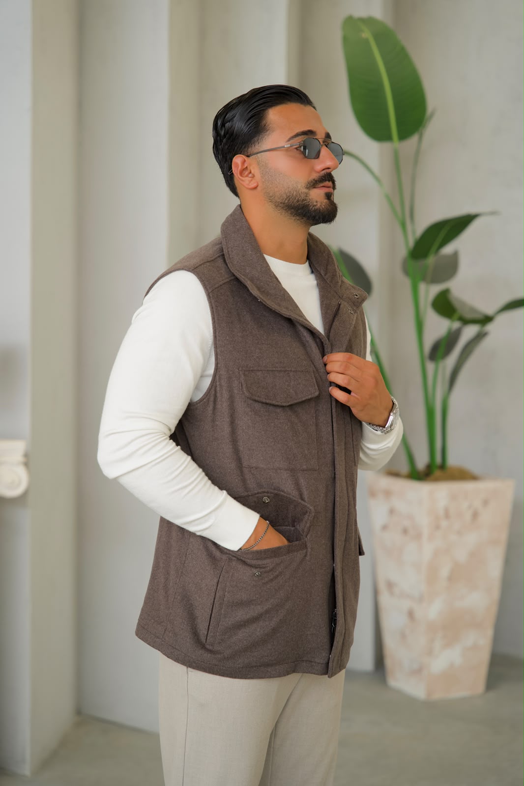 Cashmere Men's Vest