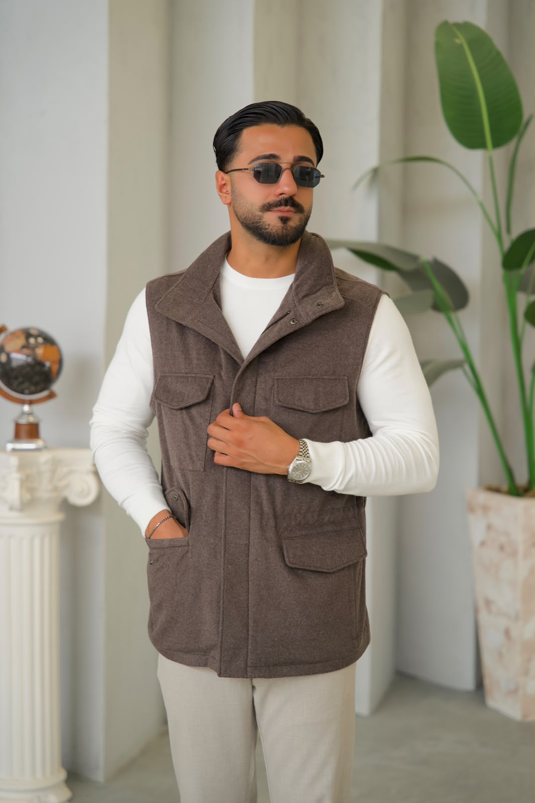 Cashmere Men's Vest