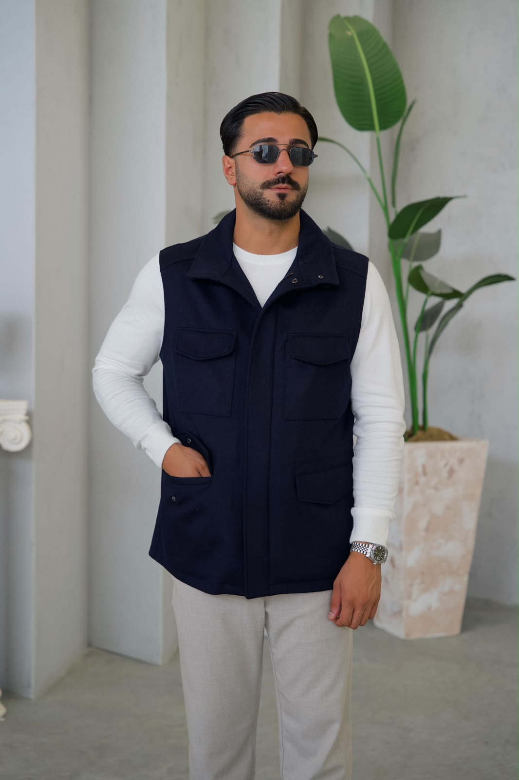 Cashmere Men's Vest