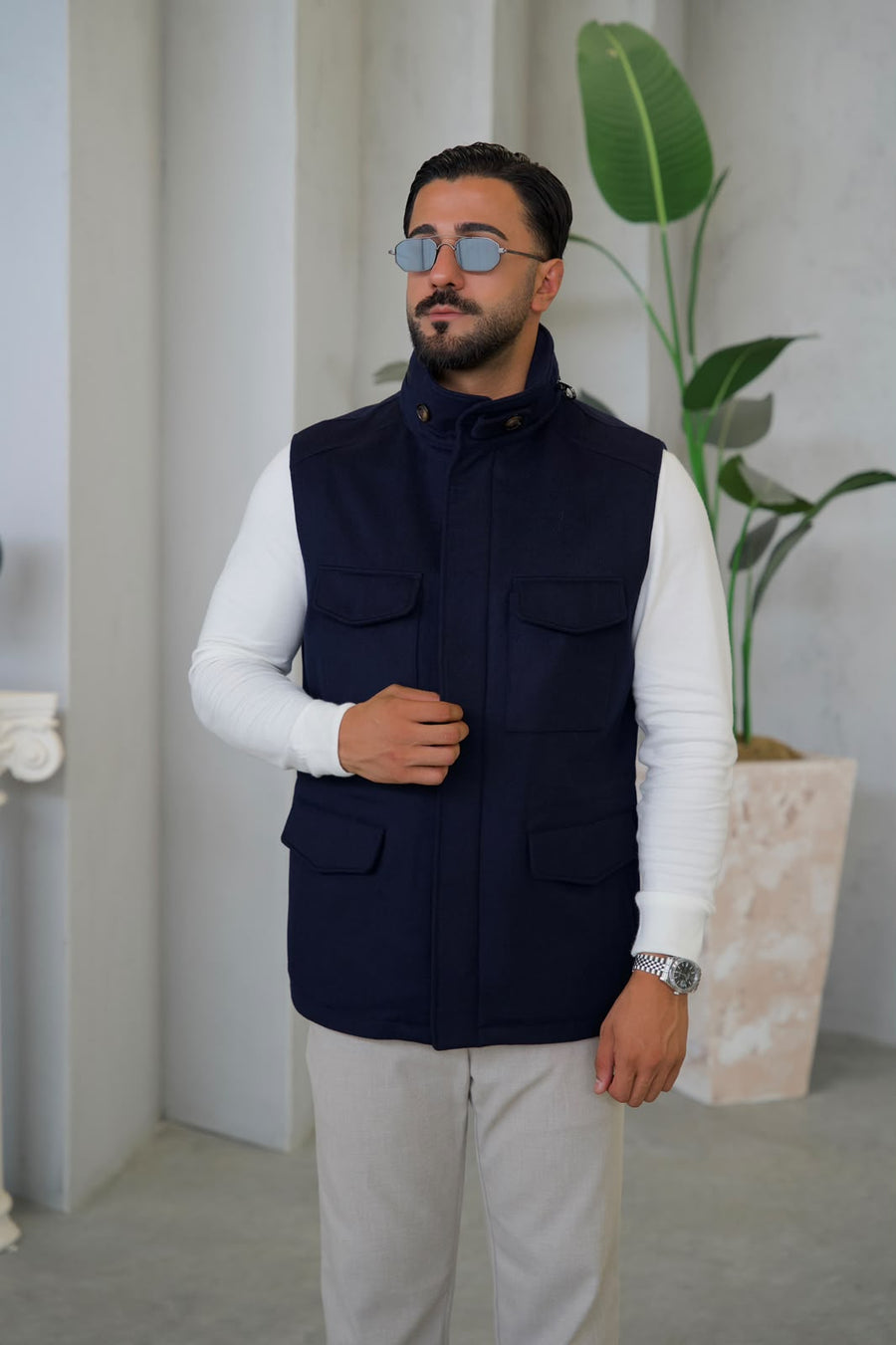 Cashmere Men's Vest