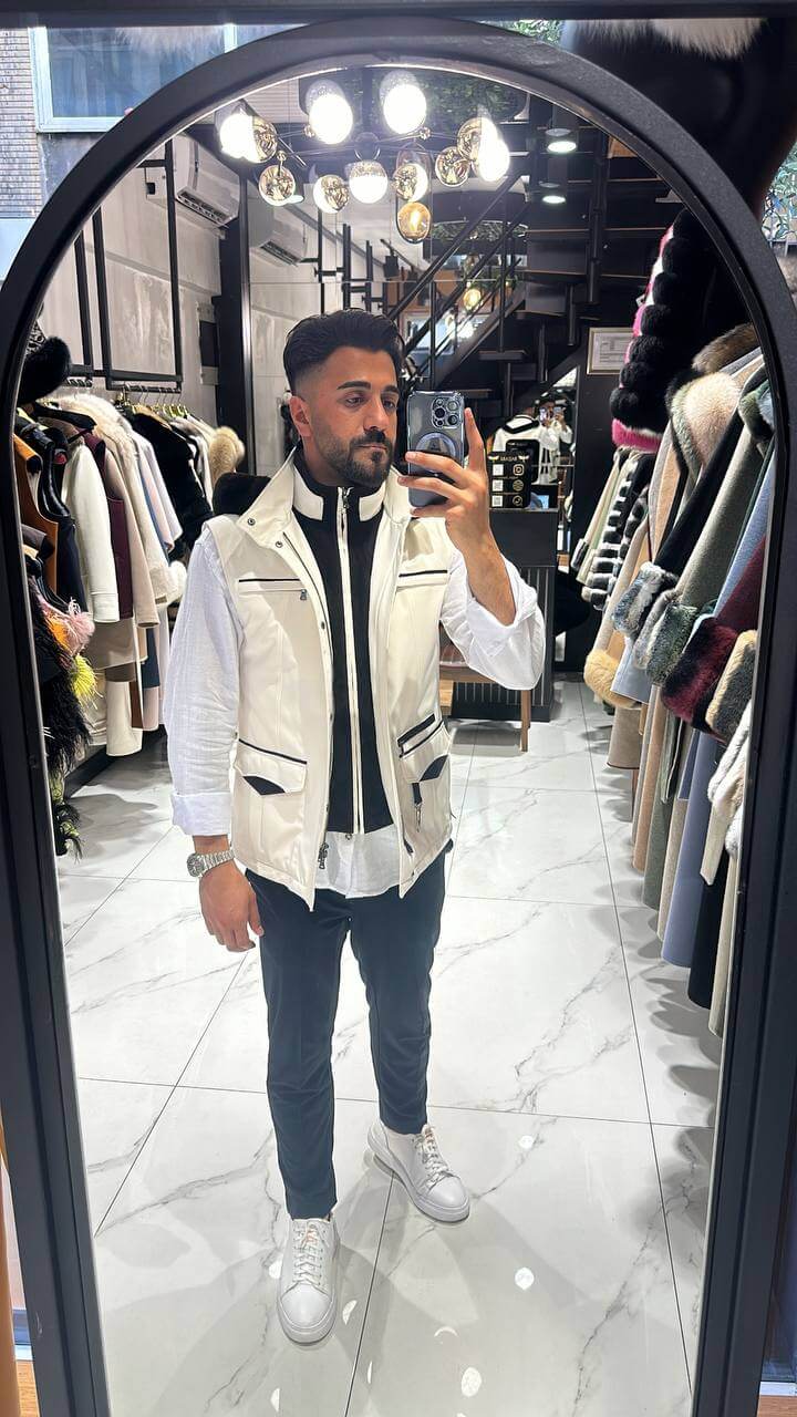 Man Vest with hoodie M-902