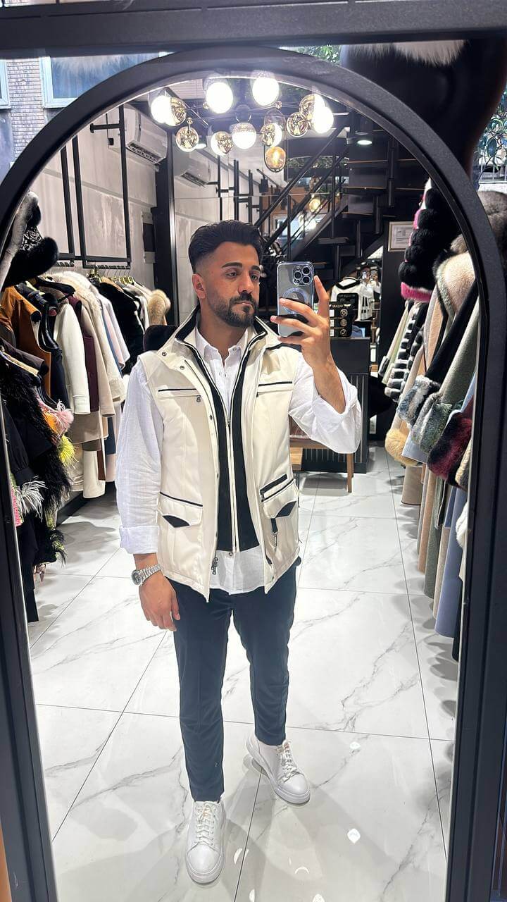 Man Vest with hoodie M-902