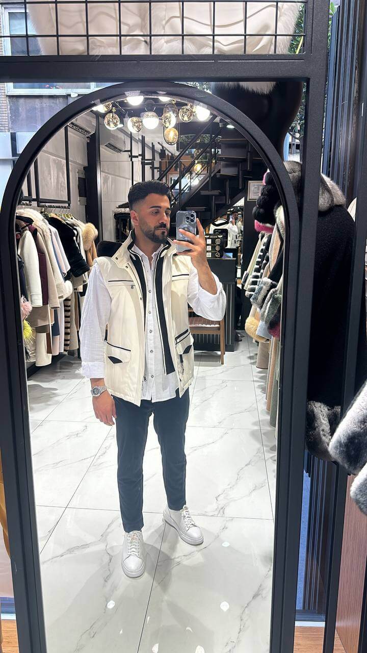 Man Vest with hoodie M-902