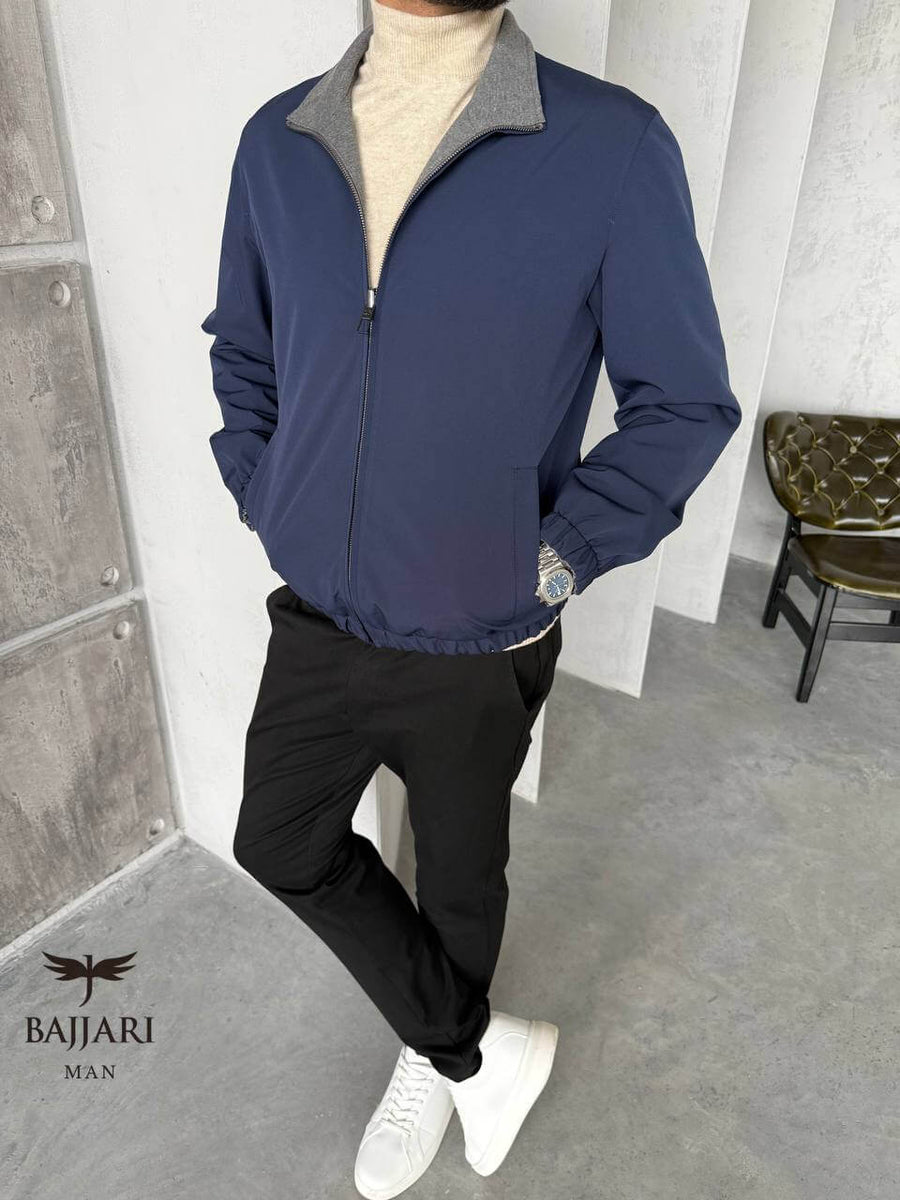 Waterproof Reversible Men’s Fleece: Style and Comfort Combined -M937-