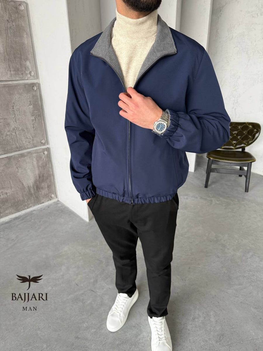 Waterproof Reversible Men’s Fleece: Style and Comfort Combined -M937-