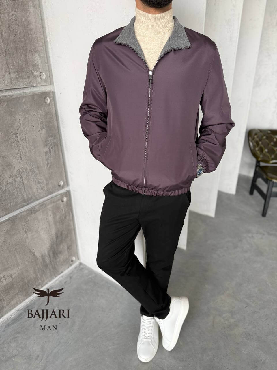 Waterproof Reversible Men’s Fleece: Style and Comfort Combined -M937-