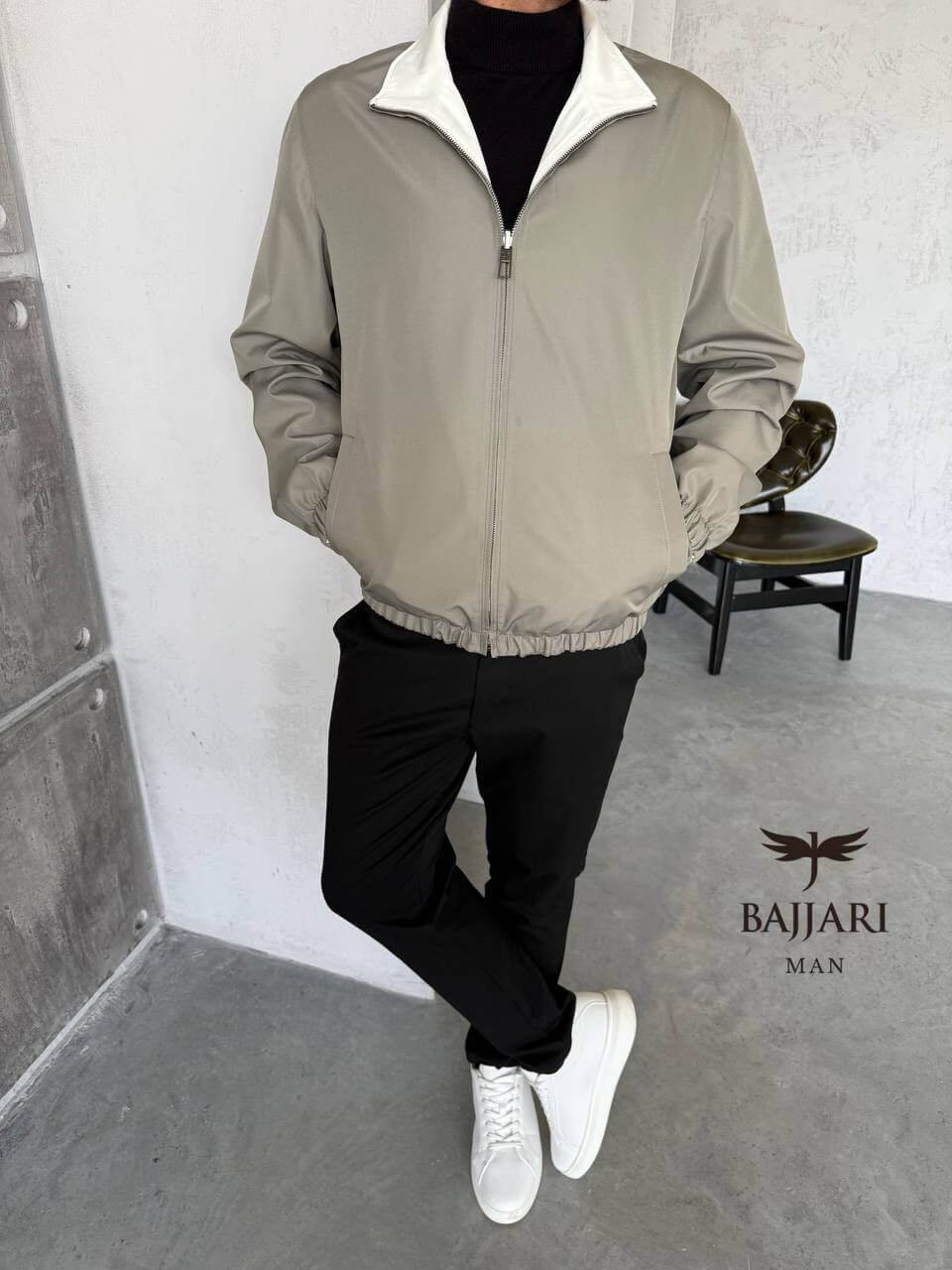 Waterproof Reversible Men’s Fleece: Style and Comfort Combined -M937-