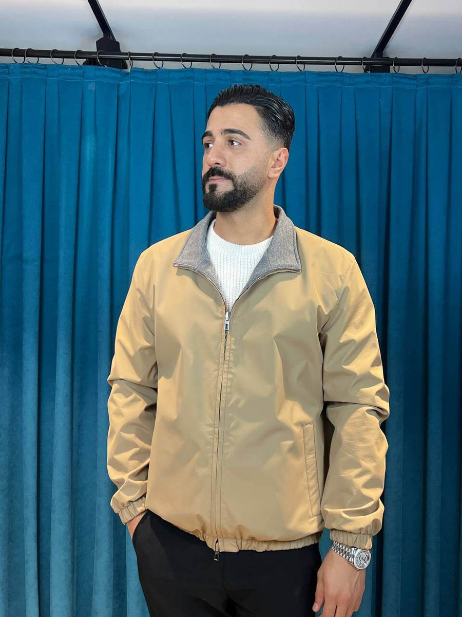 Waterproof Reversible Men’s Fleece: Style and Comfort Combined -M937-
