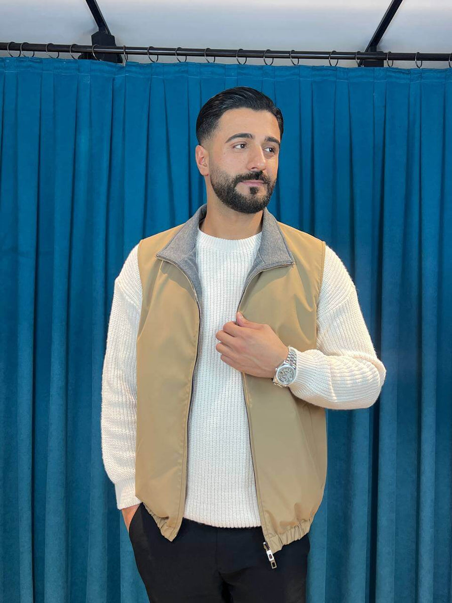 Reversible Waterproof Men’s Vest: Style and Function Combined -M938-