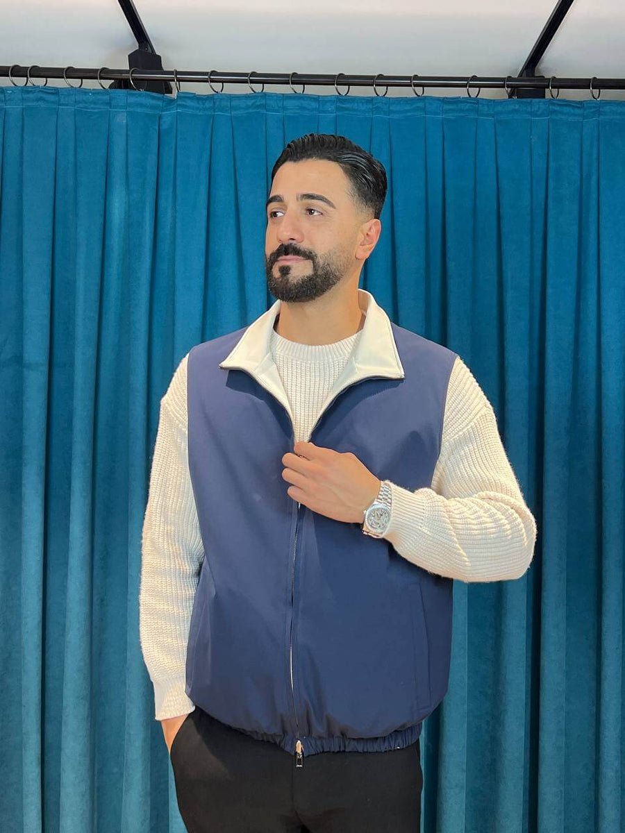 Reversible Waterproof Men’s Vest: Style and Function Combined -M938-