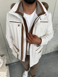 Waterproof Elegant Jacket with Cashmere Lining &amp; Rabbit Fur Hood