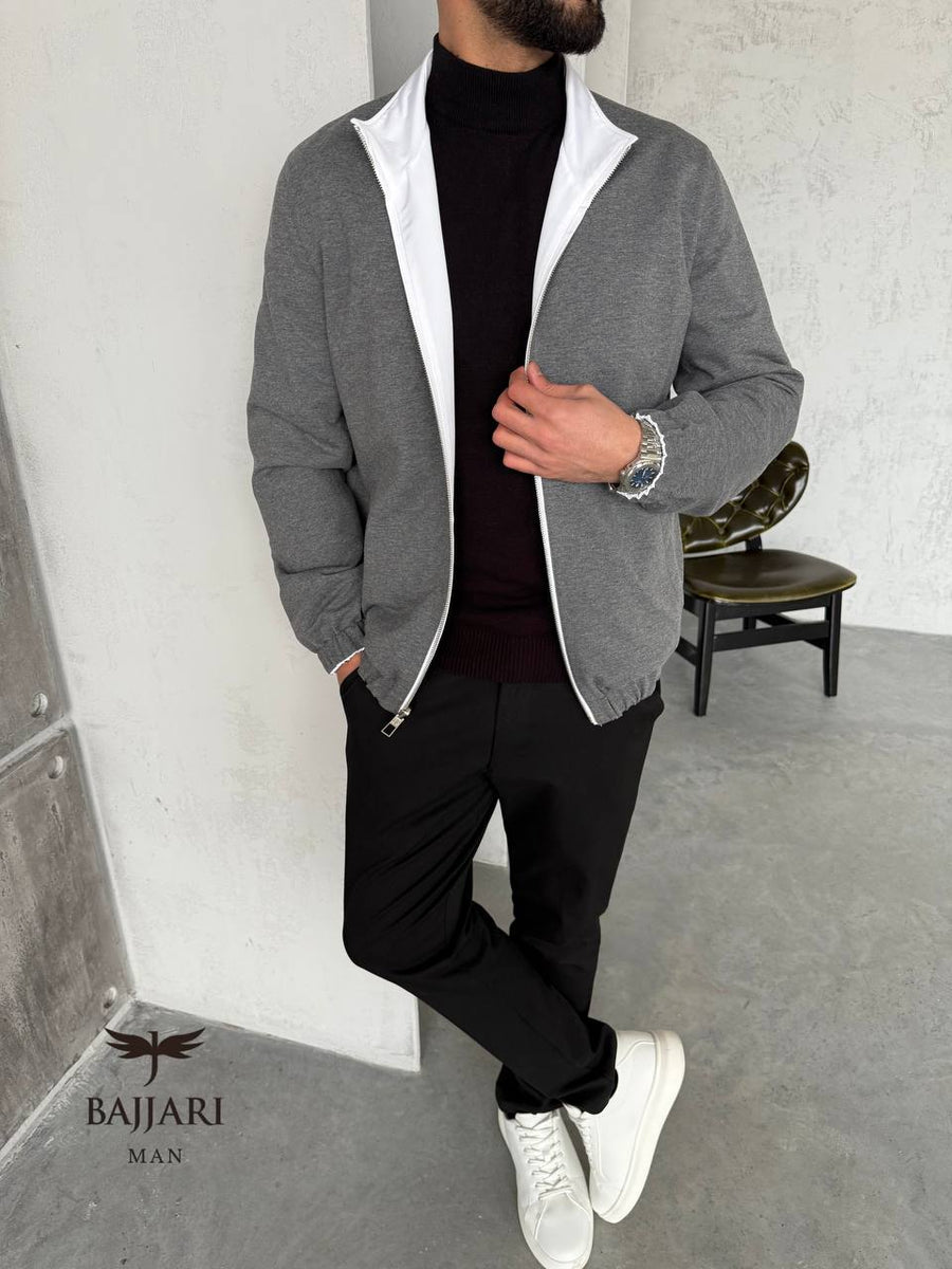 Waterproof Reversible Men’s Fleece: Style and Comfort Combined -M937-