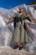 Custom Design Coat with Alpaca Wool-9021F Tüm-