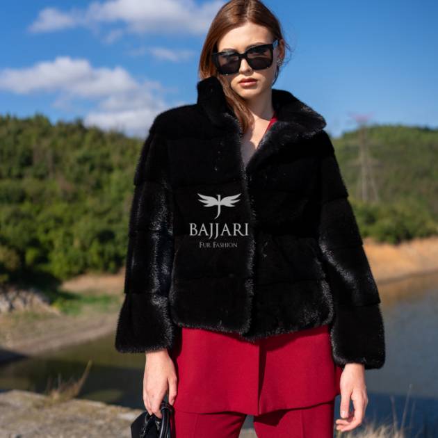 Exclusive 100% Mink Fur Women’s Coat