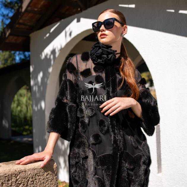 Elegant Design with Chiffon & Mink Fur   -BJR 24-