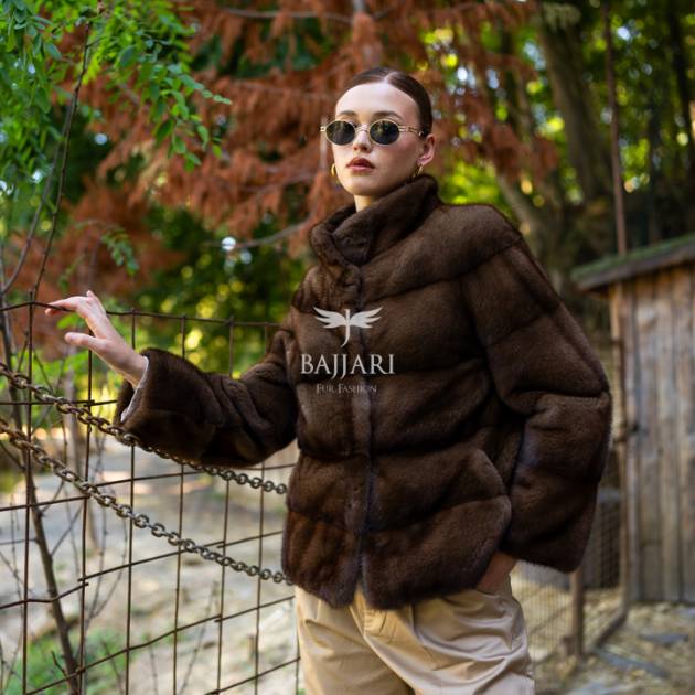 Exclusive 100% Mink Fur Women’s Coat