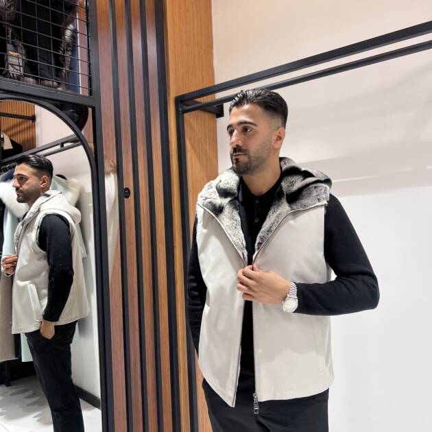 Waterproof fabric inside rabbit vest