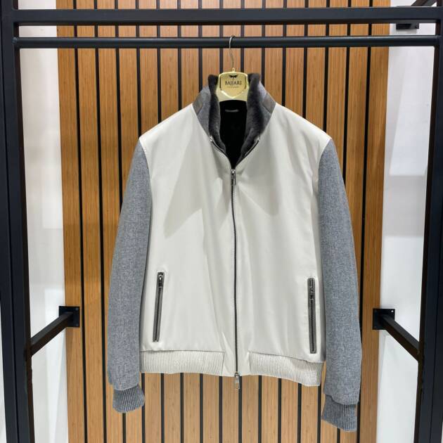 Men’s Jacket with Rabbit Fur Interior M-250