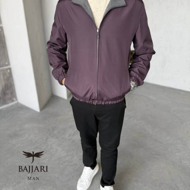 Waterproof Reversible Men’s Fleece: Style and Comfort Combined -M937-