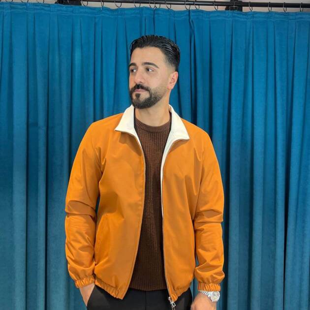 Waterproof Reversible Men’s Fleece: Style and Comfort Combined -M937-