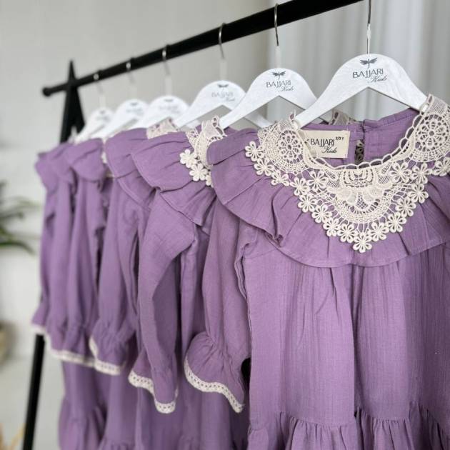 Handmade Breathable Cotton Dress -4003-